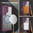 thumbnail image 4 of SaniMore Compatible with Samsung Galaxy S23 Plus Case, Galaxy S23 Plus Magnetic Case Matte Shockproof Women Men Case with Camera Protection for Galaxy S23 Plus 6.6", Rosered, 4 of 10