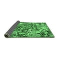 thumbnail image 2 of Ahgly Company Indoor Rectangle Animal Emerald Green Traditional Area Rugs, 2' x 5', 2 of 4