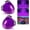 Purple, variant on Lysliv 2Pcs White Watermelon LED Strobe+Constant Marker Lights Dual Function Watermelon-shaped Side Marker Clearance Tail Top Cap Roof Lights for Trailer Truck Semi-trailer Heavy-duty Truck Bus Van