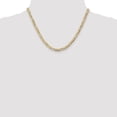 thumbnail image 4 of 10K Yellow Gold Figaro Chain Styles Necklace 4.5 mm Concave 18 inch, 4 of 5