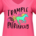 thumbnail image 3 of Inktastic Women's Rights Trample the Patriarchy Women's Plus Size V-Neck T-Shirt, 3 of 4