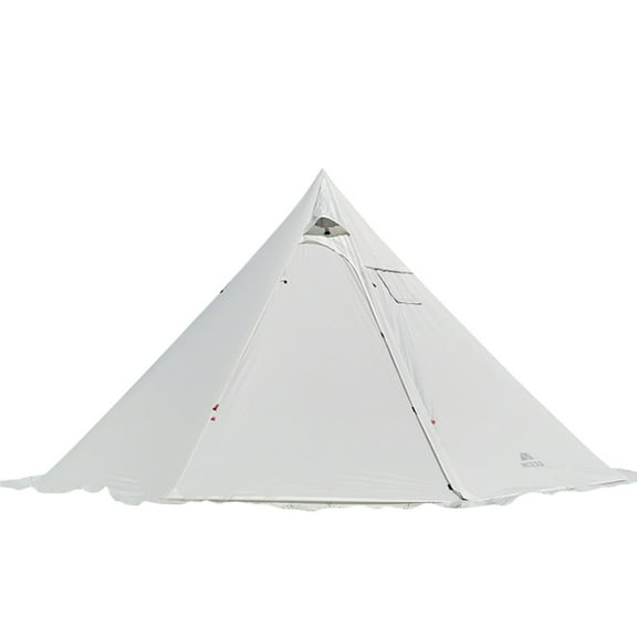 Tent,Stove Pyramid Tent With Stove Pyramid 4-6 People Tipi Mewmewcat White Buzhi Hxber