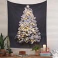 thumbnail image 4 of Xihbxyly Christmas Tree Tapestry Green Tree Decorative Wall Hanging Home Decor Decoration Lighting Deal'S, 4 of 7