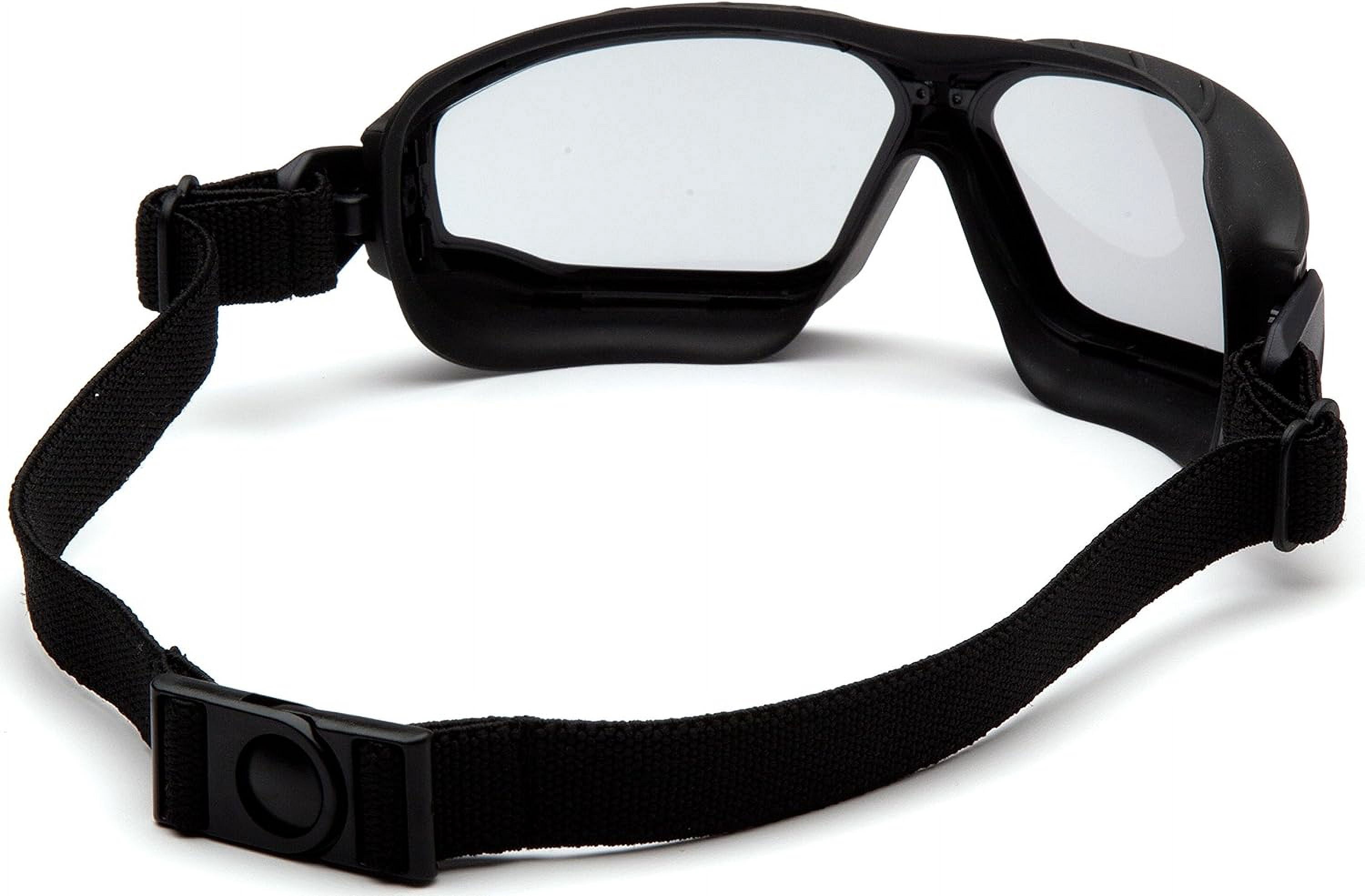Pyramex Safety GB10025TM Torser Safety Goggles Light Gray H2max Anti-fog Lens