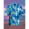 thumbnail image 3 of Dios ama al mundo Jesús me ama Camisas hawaianas Camisas de moda para hombres y mujeres Camisas de playa geniales Camisas florales geniales de verano Ropa, 3 of 5