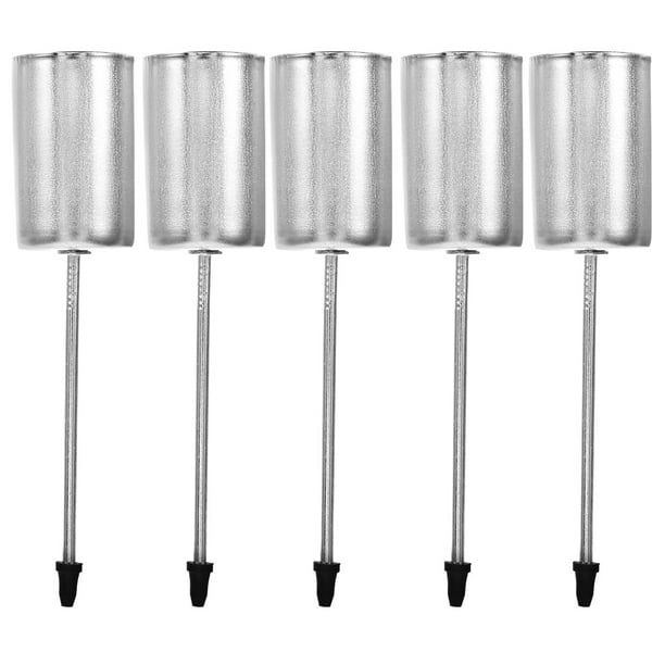 5 Portavelas navideños, contenedor para velas, portavelas festivo, inserto para vela navideña