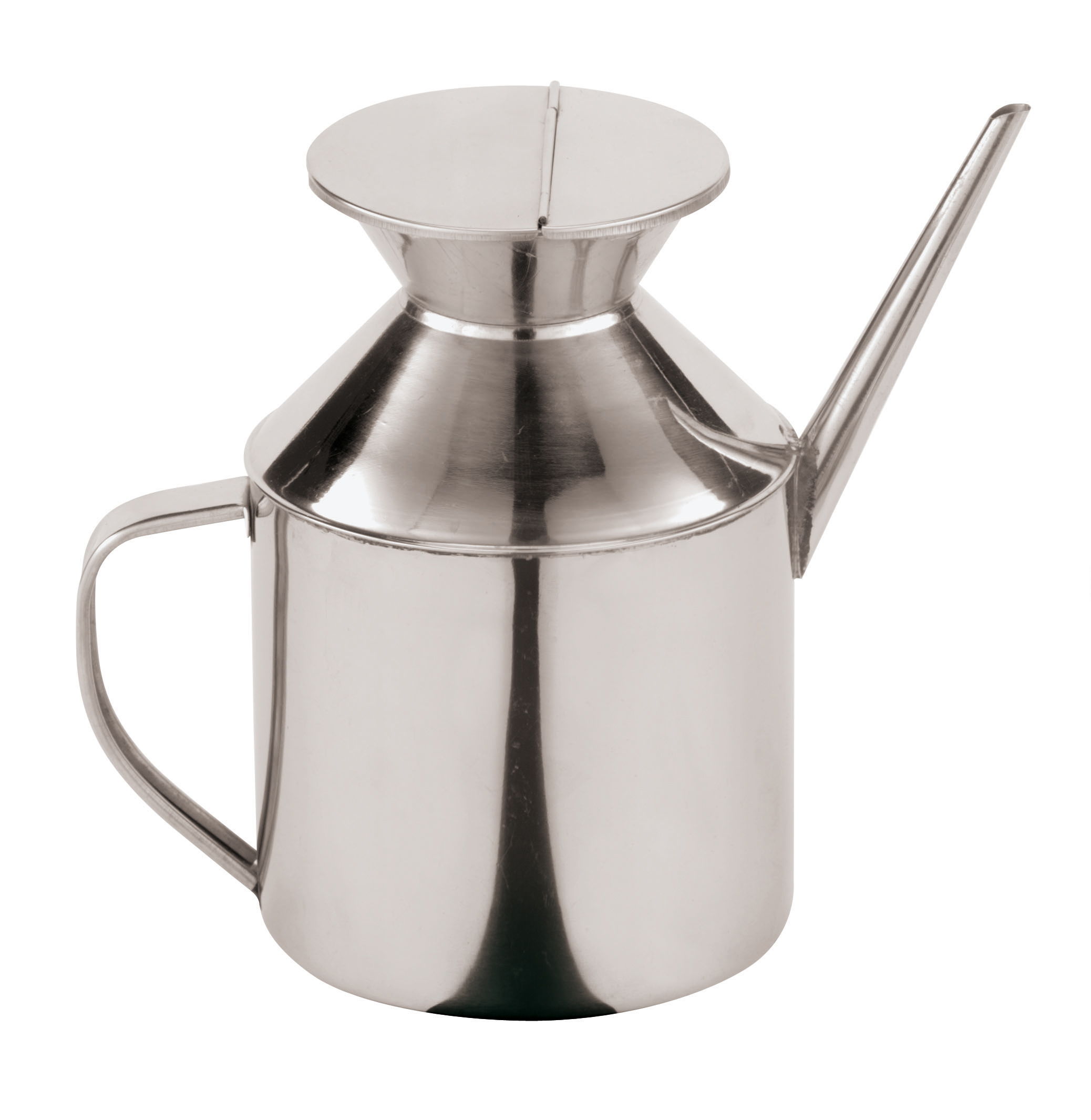 Soy Sauce & Oil Dispenser, S/S, L 4 3/8" x W 4 3/8" x H 6 3/4", 1 3/4QT ...
