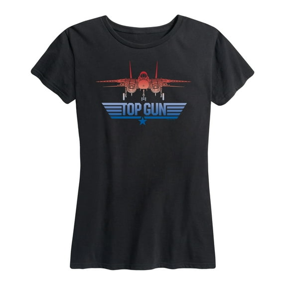 Top Gun - Top Gun Fighter Jet Logo - Women's Short Sleeve Graphic T-Shirt
