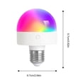 thumbnail image 5 of Rechargeable E27 LED Light Bulb with Remote, Magnetic 2000mAh Battery Operated RGB Lamp, 3 Modes Dimmable Color Changing Night Bulb for Home Emergency Camping, 5 of 8