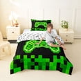 thumbnail image 4 of jejeloiu Kids Gamepad Controller Twin Comforter Sets,Game Cartoon Console Bedding Set For Boys Men Reversible 2 Pieces, 4 of 7