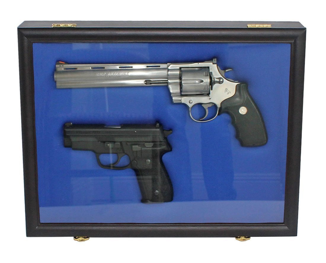 Black Hard Plastic Pistol Gun Case Carry Box Holder Airsoft Guns Case 12" Long 