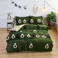 thumbnail image 2 of Juego de cama Kawaii Avocado Buddies, 2 of 10