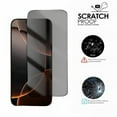 thumbnail image 3 of 4 Pack Privacy Tempered Glass Screen Protector for iPhone 16 Pro Max 9H Hardness, 3 of 7