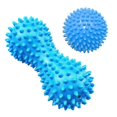 thumbnail image 2 of Spike Peanut Roller & Hedgehog Foot Massage Ball Set,blue,2pcs, 2 of 5