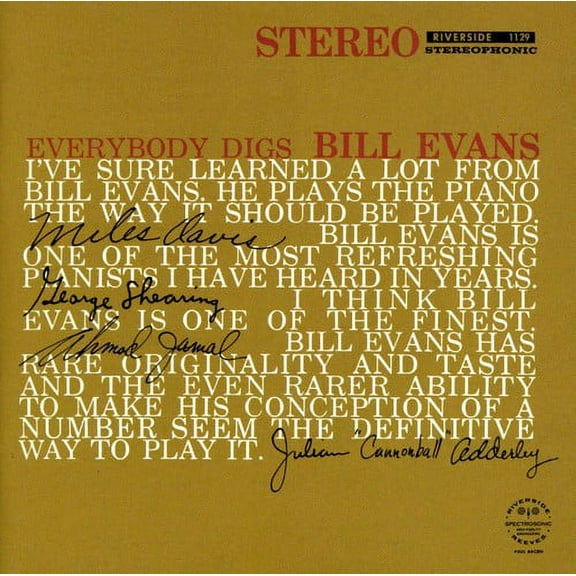 Bill Evans - Everybody Digs Bill Evans: Keepnews Collection - Music & Performance - CD
