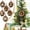 Mixed-c, variant on Forest Animal Acorn Ornaments – Cozy Forest Christmas Ornaments, 2025 New Pine Cone Decoration, Woodland Creature Figurine, 2D Acrylic Hanging Ornament Home Party Décor (Animal -Pack of 5)