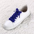 thumbnail image 2 of Cordones Planos de Terciopelo Allegra K 0.6 pulgadas Azul Real 90cm, 2 of 6