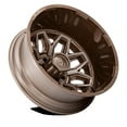 thumbnail image 3 of 22x8.25 Fuel Off-Road D876 Flux Platinum Bronze DUALLY REAR Wheel 8x6.5 (-201mm), 3 of 3