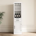 thumbnail image 3 of White modular structure for diverse storage | Ideal for storing accessories in hallway and wine in living room | Offers a clutter - free home experience, 3 of 7
