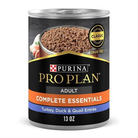 Purina Pro Plan Complete Essentials for Adult Dogs, Grain-Free, 13 oz Cans (12 Pack)