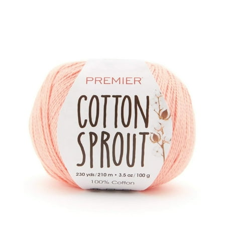 UPC: 0847652095790 | Premier Yarns Cotton Sprout Yarn-Peach