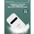 thumbnail image 3 of Yajisi 4G LTE Router 300Mbps Wireless Mobile Hotspot WiFi Devices with SIM Card Slot Portable Travel Router with 3000mAh Battery Support 10 Users (5.11 x 4.33 inches / 13.0 x 11.0 cm), 3 of 9
