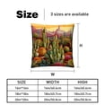thumbnail image 5 of Cactus Set of 2 Velvet Throw Pillow with Unique Patterns - 16x16, 18x18, 20x20 Inches for Various Occasions - Pillows Covers Throw Pillow Inserts Pillow Inserts, 5 of 6