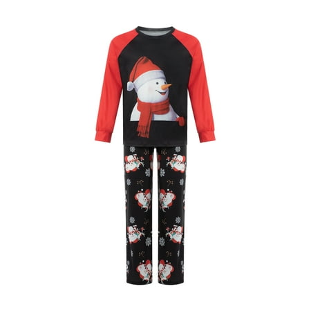 

Ehfomius Matching Family Snowflake Print Christmas Pajamas Set Boys Girls Womens Mens Sleepwear Holiday PJ Sets Halloween Pajamas