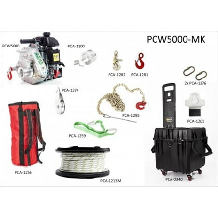 General Purpose Winch - Portable Winch PCW5000-MK Multi-Purpose Kit with Portable Winch