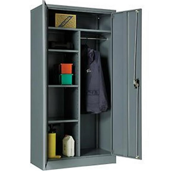 Global 269878GY 36 x 18 x 72 in. Combination Cabinet, Gray