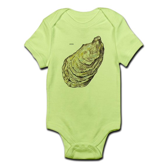 CafePress - Oyster Sea Life Infant Bodysuit - Baby Light Bodysuit