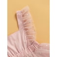 thumbnail image 6 of Baby Girls Romper, Sleeveless Square Neck Sequins Party Princess Tulle Dress for 3-18 Months, 6 of 10