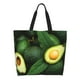 thumbnail image 1 of Disketp Fresh Avocados Bolsa Tote Estampada para Mujer, Bolso de Hombro y de Mano para Compras y Viajes, 1 of 8