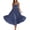 Navy, variant on BRGZLK Linen Dresses For Women 2026 Cotton Cami Lounge Dress Casual Loose Solid Color Spaghetti Strap Dresses Summer Beach Suspender Long Dress Vacation Sundress