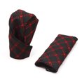 thumbnail image 1 of Unique Bargains 2 in 1 Faux Leather Car Gear Shift Knob Cover Hand Brake Sleeve Protector Set, 1 of 3