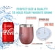 thumbnail image 2 of Juego de 4 Vasos de Vino CHILLOUT LIFE Acero Inoxidable 12 oz Doble Pared Aislamiento Al Vacío Oro Rosa, 2 of 5