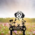 thumbnail image 3 of C-CRAFT Custom Bichon Frise Dog Metal Yard Sign Weather Resistant for Garden Decor, 3 of 4