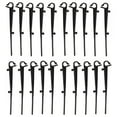 thumbnail image 3 of MYG Keep your gutters clean with Universal Gutter Brush Clips - 20pk Black, 3 of 9
