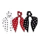 thumbnail image 3 of 6 Pcs Scarf Hair Ties,satin Bowknot Hair Scarf Scrunchies Elastic Hairband Polka Dot Scrunchy Ties, 3 of 4