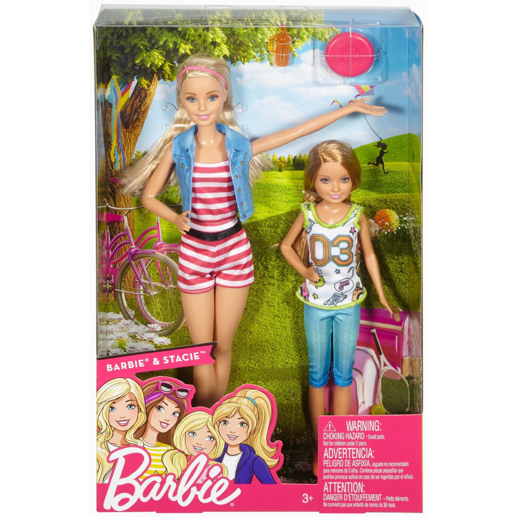 Barbie Sisters 2-Pack - Barbie & Stacie Dolls - Walmart.com
