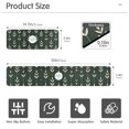 thumbnail image 3 of Yayeee Faucet Mat for Kitchen Sink 14.7" Diatomite Long Splash Guard Pad, Green Plants, 3 of 7