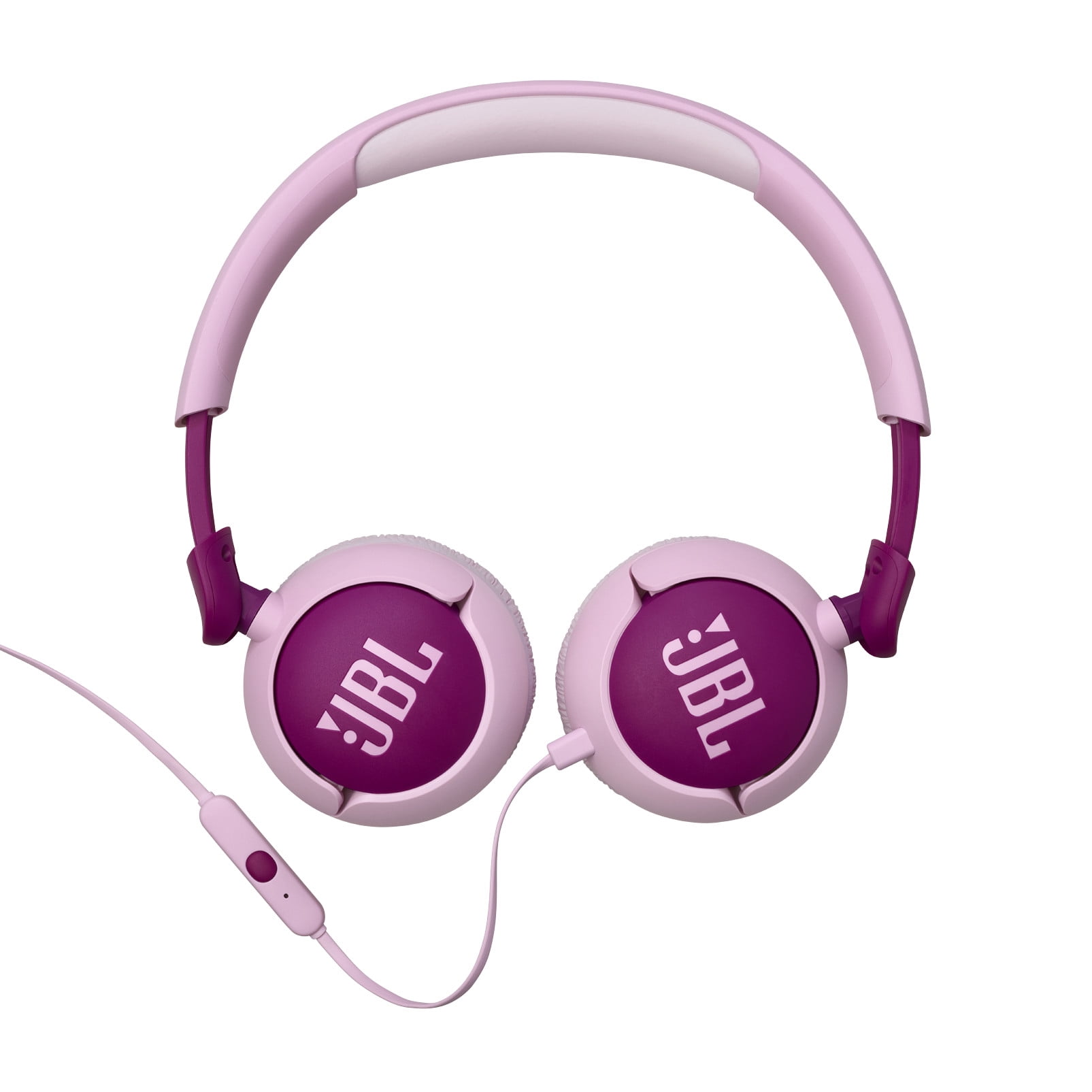 JBL Junior 320 - Colorful, durable wired on-ear headphones with JBL Safe Sound for kids - Purple