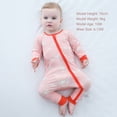 thumbnail image 4 of Emy Dola Unisex Baby Snug Fit Pajamas Long Sleeve Baby Sleeper Romper 2-Way Zipper Toddler Boys Girls' Christmas One-piece PJs, 4 of 11