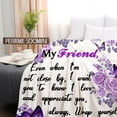 thumbnail image 5 of Best Friend Blanket Gifts from Bestie Sister Friendship Gifts Flannel Throw Blankets for Birthday/Mothers Day/Christmas 50"X40", 5 of 7