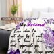 thumbnail image 5 of LHSHID Best Friend Blanket Gifts from Bestie Sister Friendship Gifts Flannel Throw Blankets for Birthday/Mothers Day/Christmas 50"x60", 5 of 7