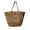 Khaki, variant on Stylish Women's Woven Straw Bucket Tote Handbag for Daily Commuting and Summer Beach Travel with Large Capacity