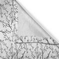 thumbnail image 3 of Ambesonne Floral Kitchen Curtains, Cherry Blossom Branches, 55"x36", Charcoal Grey and White, 3 of 3
