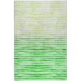 thumbnail image 2 of Addison Rugs Dream Shag Premium Machine Washable Transitional Stripes Green Rectangle Rug, 8' x 10', 2 of 8