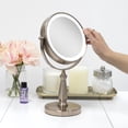 thumbnail image 4 of Zadro LED Lighted Makeup Mirrors with Magnifications & Swiveling Heads, 4 of 6