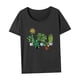 thumbnail image 4 of Camiseta de mujer Camiseta básica Camiseta ligera y moderna con cuello redondo para S, 4 of 7